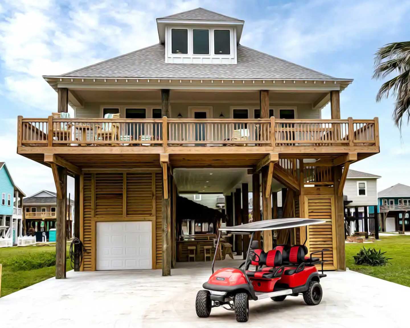 Mi Casa Sea Casa (Golf Cart 3)